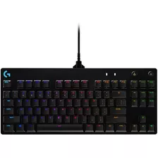 Teclado Gamer Mecánico Logitech G Pro Sin Teclado Numérico Color Del Teclado Negro Idioma Inglés Us