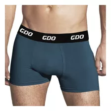 Boxer Gdo Liso Algodón Y Lycra Con Elástico - High Quality