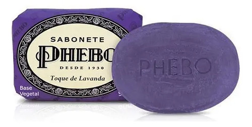 Sabonete Barra Phebo Toque De Lavanda 90g