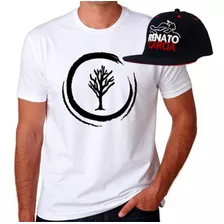 Camiseta Arvore Caçadores De Lendas + Boné Renato Garcia