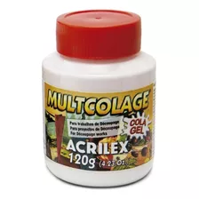 Pegamento Multicolage Artesanal 120ml Acrilex Gecoupage