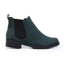 Bota Botina Feminina Inverno Linda Moça Camurça