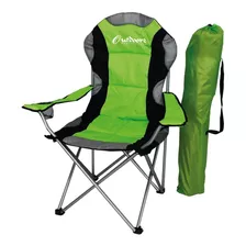 Silla Plegable Director Acolchada Outdoors Professional Color Verde