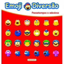 Emoji Diversão Vermelho - Passatempos E Adesivos, De Caramel. Série Emoji Diversão (02), Vol. 02. Editora Girassol Brasil Edições Eireli, Capa Mole Em Português, 2018