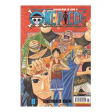 One Piece Edição 3 Em 1 Vol. 8 De Eiichiro Oda, Editora Panini Brasil. Capa Mole Em Português, 2022