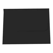 100 Envelopes Preto 15x21 Cm Tipo Carteira Color Plus