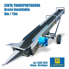 Cinta Transportadora De Granos Inoxidable 8m J. Hartwich