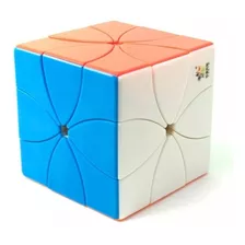 Cubo Mágico Profissional 8 Pétalas Skewb Yuxin Imperdível Cor Da Estrutura Stickerless