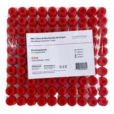 Tubo Tapa Roja Pediátrico De 0.5 Ml Por 100