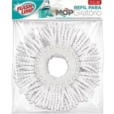 Refil Mop Giratorio Pro Esfregão 3 Em 1 Flash Limp Rmop8210