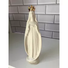 Virgen Nuestra Señora De Knock En Porcelana Fina Y Oro