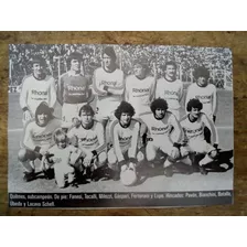 Recorte Quilmes Subcampeón Primera B 1981