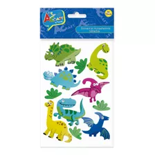 Figura Dinosaurios Goma Eva Adhesivos 7 Pcs Art & Craftt