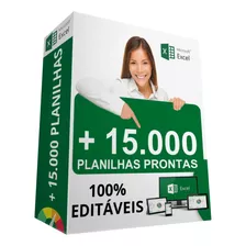 Mega Pack 15.000 Planilhas Prontas E Editáveis