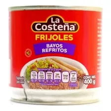 Frijoles Bayos Refritos - La Costeña - 400 G. Origen México.