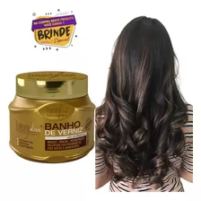 Banho De Verniz Forever Liss Original Máscara 250g + Brinde