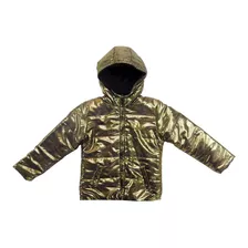 Campera Infantil Dorada Metalizada Wata Con Pola Childrens