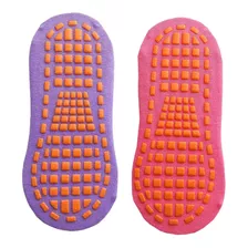 Pack 2 Pares Medias Antideslizantes Niñas Y Niños