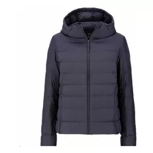 Campera Uniqlo Ultra Light Down Parka Mujer Azul Original