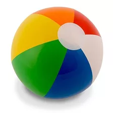 12 Rainbow Beach Balls (12 Pack); Inflable 12pc Beach Ball 