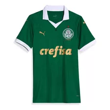 Camisa Palmeiras Feminina Babylook 2024 Puma Verde Original