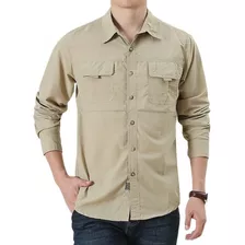 Camisa De Trabajo Transpirable De Secado Rápido Para Hombre