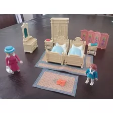 Muñecos Playmobil: Set De Dormitorio Estilo Victoriano