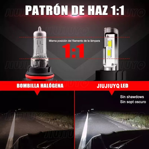 Kit De Faros Led 9007 40000lm Para Dodge Alta/baja Canbus Foto 8