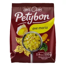 Macarrão De Sêmola Com Ovos Ave Maria Petybon Pacote 500g