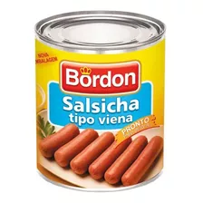 Salsicha Tipo Viena Bordon Pronto Para Servir Lata 180/300g