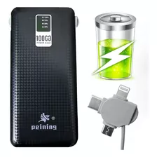 Carregador Bateria Portátil 10000mah Power Bank Turbo