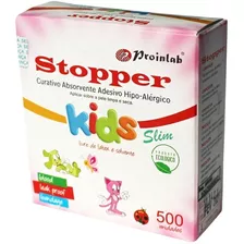 Curativo Bandagem Adesivo Hipoalérgico Kids Stopper C/500un