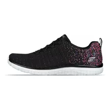 Tenis Skechers Virtue Negro Memory Foam Slip On