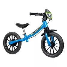 Bicicleta Nathor Infantil Aro 12 Balance Equilíbrio Azul