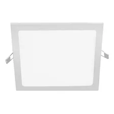 Panel Plafon Embutir Led Cuadrado 24w Luz Fria Calida Color Blanco Fría