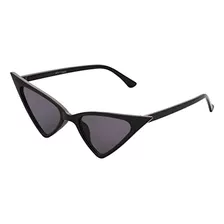 Betsey Johnson Mujeres Future Play Cateye Gafas De Sol, Negr