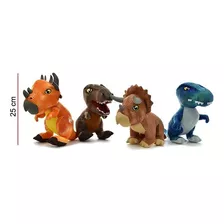 Peluche Dino Jurassic World Sonido 24cm Phi Phi Toys Jw016