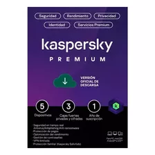 Kaspersky Premium / 20 Dispositivos+ 10 Kpm / 1 Año / Base