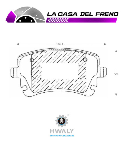 Pastilla De Freno Trasera Audi A8 4.2 2003-2006 Foto 3