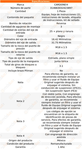 (1) Caja Direccin Hidrulica Gmc Safari 85/95 Reman Foto 4