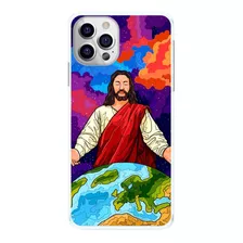 Capinha Jesus Planeta Terra Senhor Cristo Capa Celular