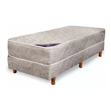 Sommier Colchon 1 Una Plaza Resortes 190 X 80 Somier