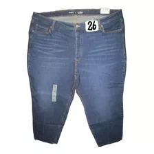 Pantalon Jeans Azul Mezclilla Dama Talla 26 (46 Mx) 0ld Navy
