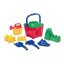 Kit Praia Infantil Completo - Areia E Diversão - Colorido -