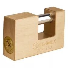 Candado Alta Seguridad Antipalanca 75mm Hermex Truper Cor75x