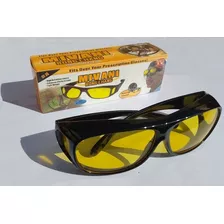 Gafas Hd Visión Polarizadas 2x1 Dia Y Noche Para Conducir Uv Color De La Lente Negro Y Amarillo Color Del Armazón Negro