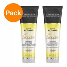 John Frieda Pack Shampoo + Acondicionador Go Blonder