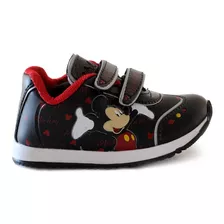 Zapatillas Niños Mickey Abrojo Disney Velcro Talles 21/26