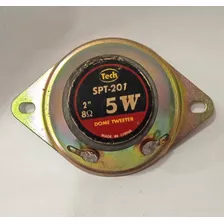 Tweeter Tipo Dome 5 Watts, 8 Ohm Marca Tech Spt-201