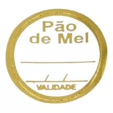 Etiquetas Pão De Mel Com 100 Unidades - Escolha O Modelo